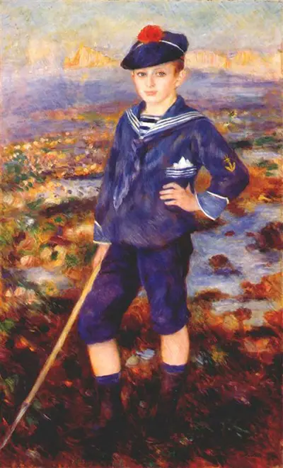 Sailor Boy Portrait of Robert Nunes Pierre-Auguste Renoir